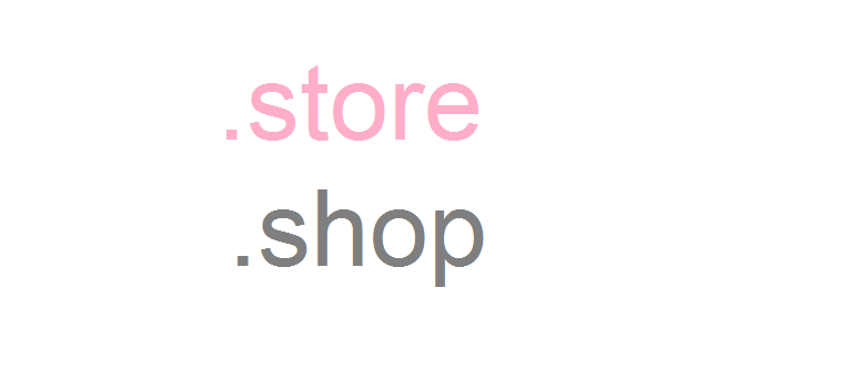 پسوند های store. و shop.